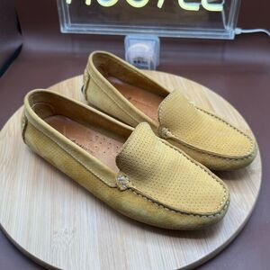 Mercanti Fiorentini MF-3602 Leather Loafer Yellow Women Sz 7.5 Made In Brazil